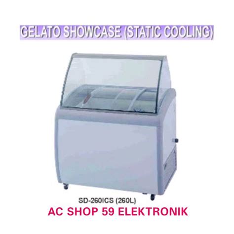 Jual Gea Gelato Showcase Sd Ics Static Cooling Untuk Memajang Es