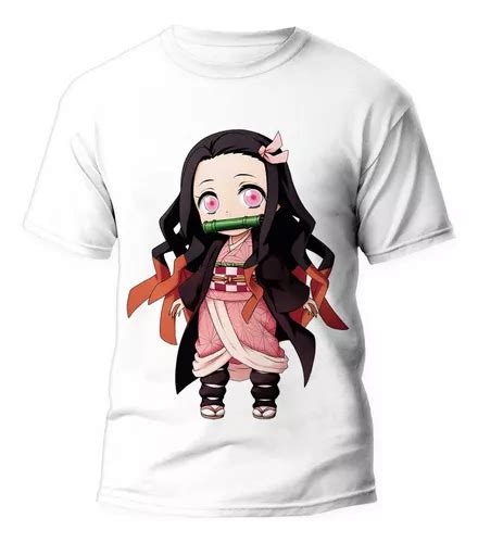 Busca Playera Nezuko Kawaii Kimetsu No Yaiba Demon Slayer Anime A La