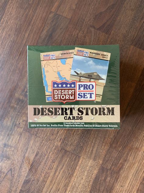 Desert Storm Pro Set Trading Cards Factory Sealed Box 36-packs - Etsy