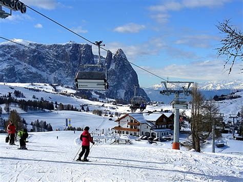 Skiing in Ortisei and the Alpe di Siusi