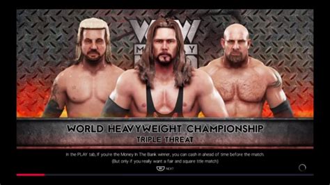 Wwe 2k19 Goldberg Vs Kevin Nashddp Triple Threat Match World