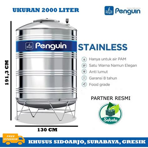 Jual Tandon Air Toren Air Tangki Air Stainless Penguin Pinguin