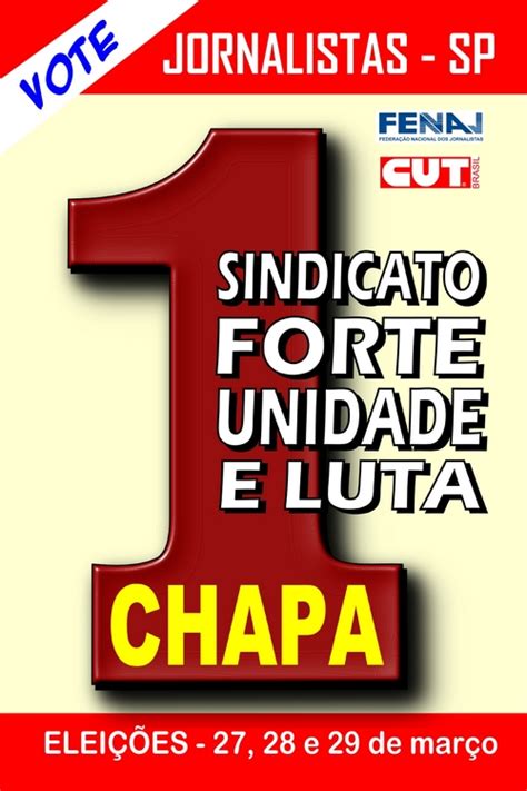 Chapa Unidade E Luta Chapa Vence As Elei Es No Sindicato Dos