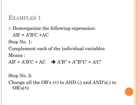 Ppt Rules Of Boolean Algebra Powerpoint Presentation Free Download