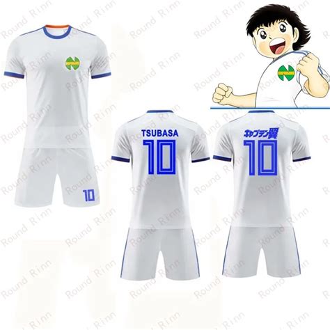 Camiseta Y Pantalones Cortos Cl Sicos De Capit N Tsubasa Nankatsu