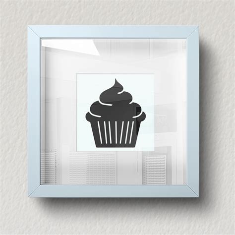 Cupcake Silhouette SVG File for Cricut, Silhouette, Laser Machines