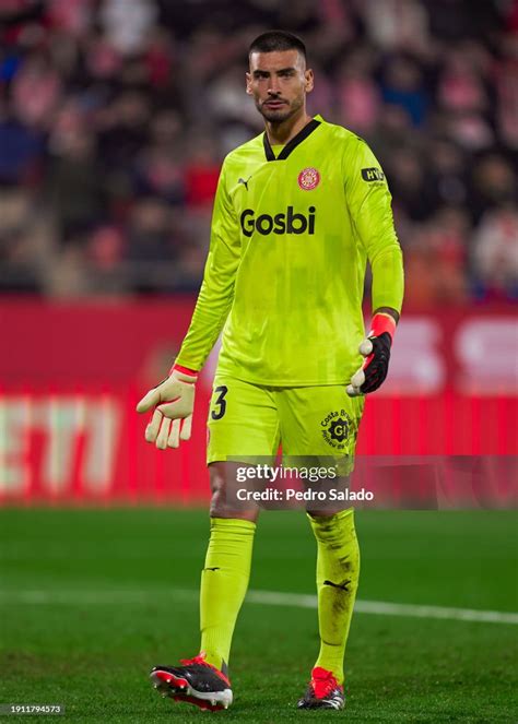 Paulo Gazzaniga Of Girona Fc Looks On During The Laliga Ea Sports