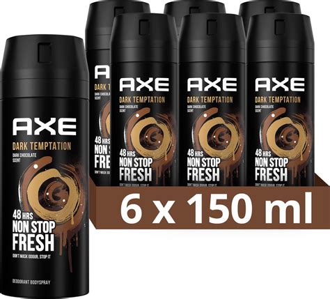 AXE Dark Temptation Deodorant Bodyspray 6 X 150 Ml