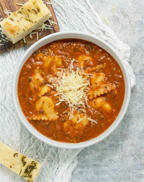 Ravioli Soup Soupaddict