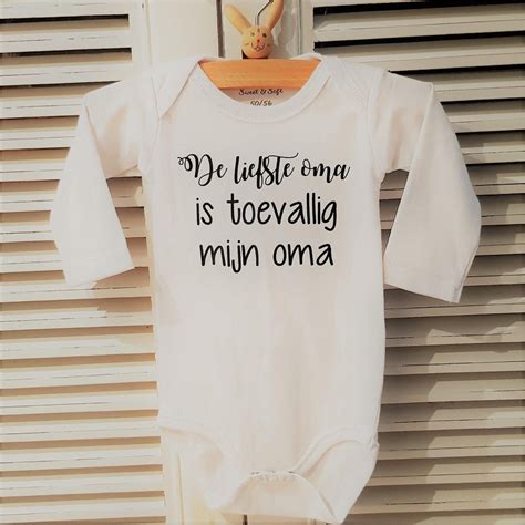 Baby Rompertje Met Tekst De Liefste Oma Is Toevallig Mijn Oma Lange