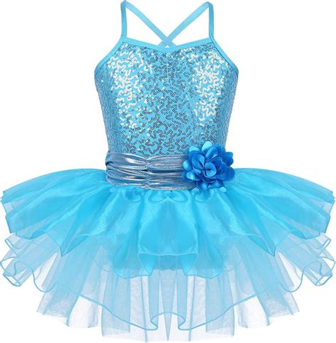 Msemis M Dchen Kleider Pailletten Ballettkleid Ballettkleidung Kinder