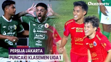 Highlight Liga 1 2023 2024 Sikat PSS Sleman Persija Jakarta Puncaki