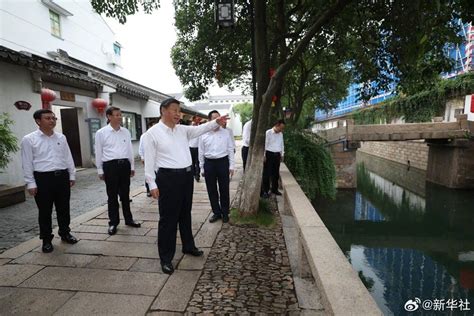 Chunyu 春雨 on Twitter 5日下午至6日上午习近平总书记在江苏省苏州市考察习近平先后来到苏州工业园区展示中心苏州华兴