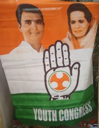 Promotional Flags Congress Party Flag From Hyderabad