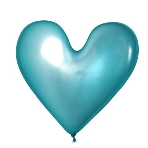 A Inflatable Balloon In The Form Of A Heart Stock Image Image Of