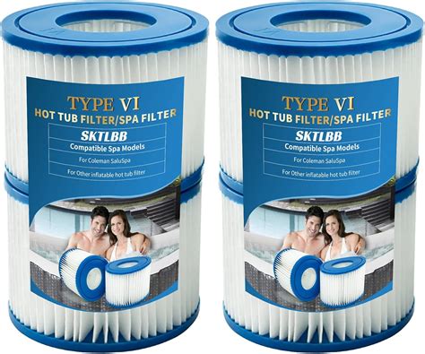 Amazon SKTLBB Type Vi Spa Filters For Coleman Hot Tub Filters And Other Inflatable Hot