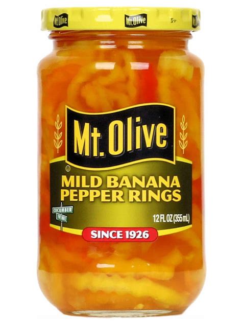 Mild Banana Pepper Rings - Mt Olive Pickles