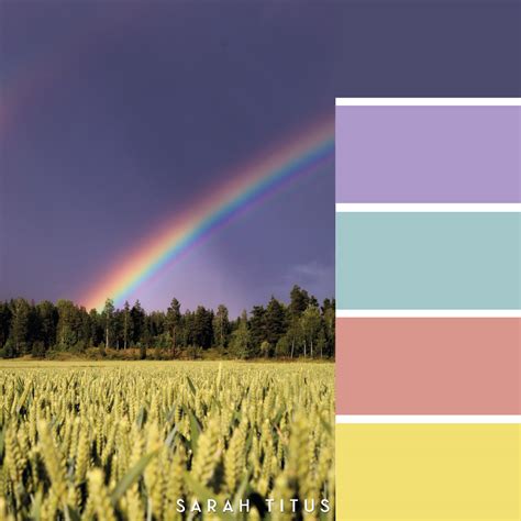 Rainbow Color Palettes - Sarah Titus