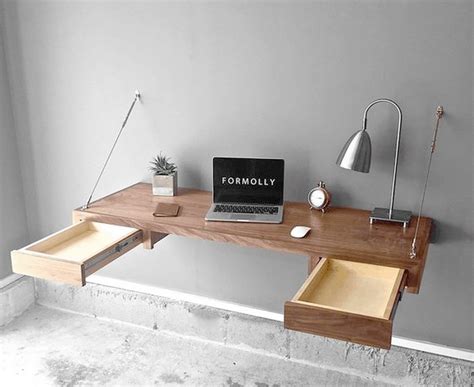 Как сделать парящий стол к стене - 95 фото