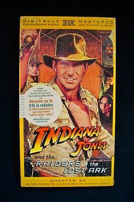 INDIANA JONES and the RAIDERS OF THE LOST ARK~Sealed VHS (Digitally Remastered) 9780792101680 | eBay