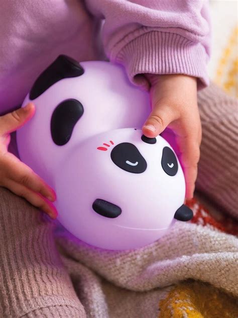 Veilleuse Lumineuse En Silicone Panda Multicolore Kiabi