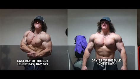 Last Day Of Sam Suleks Cut Vs Day 32 Of Sam Suleks Bulk Youtube