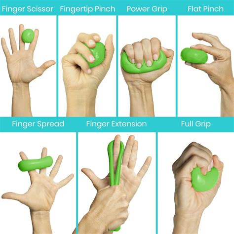 Vive Therapy Putty Hand Tools (2 Pack) - Sensory Stress Relief for