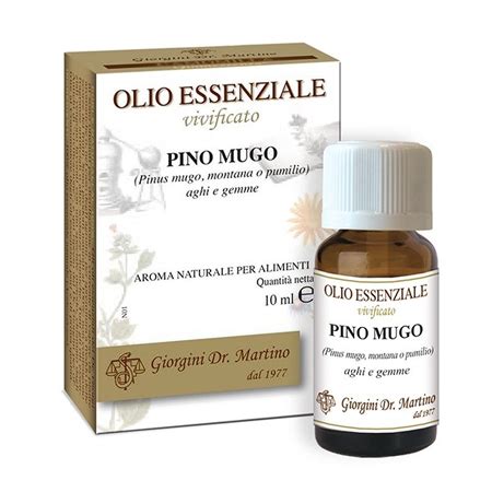 Vendita Olio Essenziale Vivificato Di Pino Mugo Pinus Mugo Ml