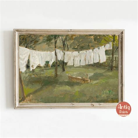 Laundry Room Wall Art Vintage Farmhouse Decor PRINTABLE Antique Oil ...