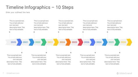 Steps Timeline Infographics Powerpoint Template Designs Slidegrand