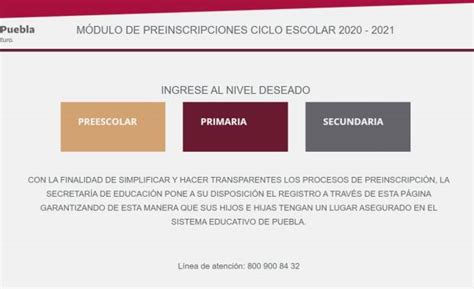 SEP 6 de julio habrá resultados de preinscripción en Puebla