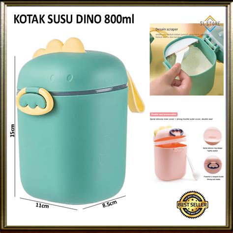 Jual Sl Kotak Susu Dino Ml Tempat Penyimpanan Bubuk Susu Anak