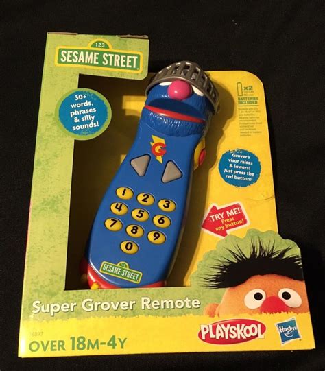 Playskool Sesame Street Super Grover Remote New Ages Over 18 Mo 4