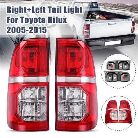 Pcs Car Rear Taillight Brake Lamp Tail Lamp Without Bulb For Toyota