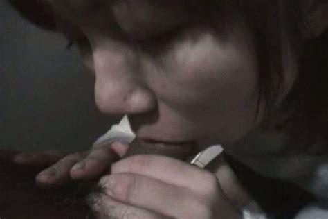 Amateur Chick Riho Mishima Giving Blowjob In The Public Restroom