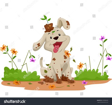 Dog Playing Mud: Over 46 Royalty-Free Licensable Stock Illustrations ...