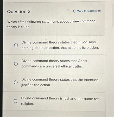 Divine Command Theory 3
