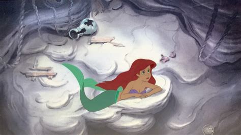 Animation Collection Original Production Animation Cel Of Ariel From