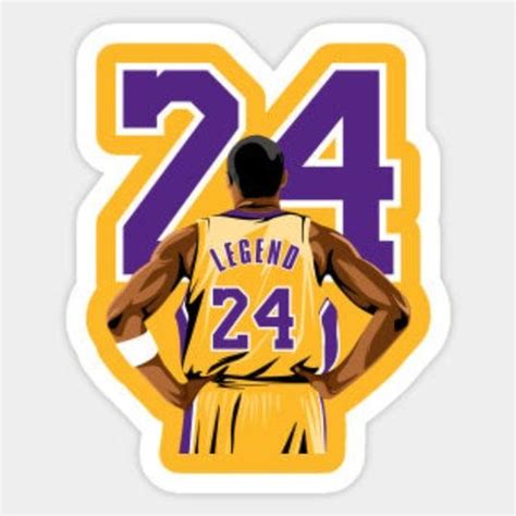 Kobe Bryant Sticker Etsy Kobe Bryant Sticker Kobe Kobe Bryant