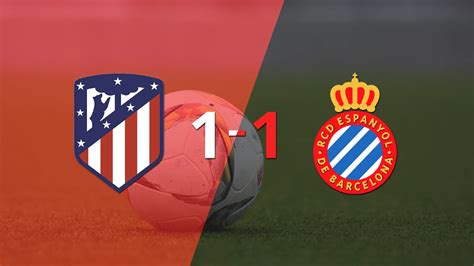 Atlético De Madrid Logró Sacar El Empate De Local Frente A Espanyol