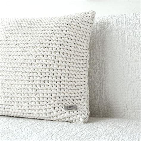 Chunky Knit Cushion Chunky Knit Throw Pillow Ivory Knitted Cusion