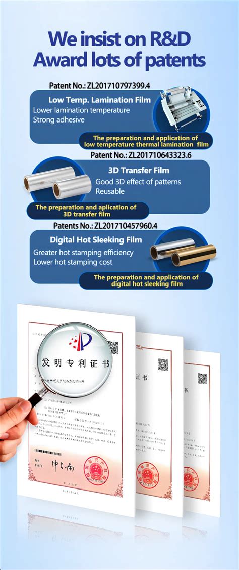 Hot Press Decorative Hot Transfer Foil Sleeking Film Sublimation Gold