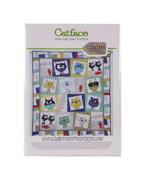 Catface Applique Quilt Pattern By Claire Turpin