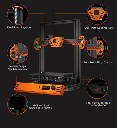 Tevoup Tarantula Pro 3d Printer