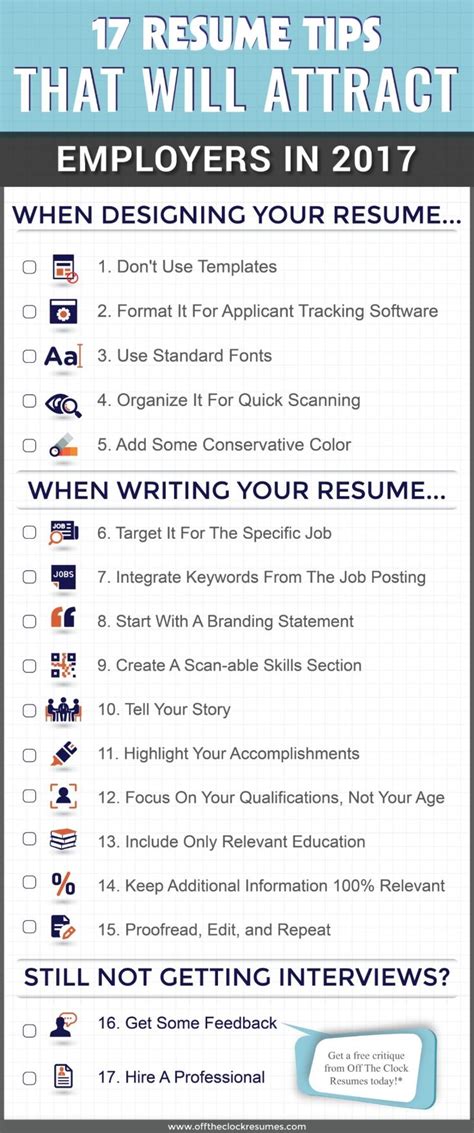 Resume Writing Tips For