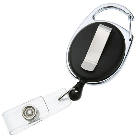 Clip On Retractable Badge Holder Opaque 7573 S