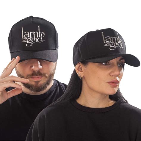 Lamb Of God Unisex Baseball Cap Logo Sonic Silver Wholesale Only