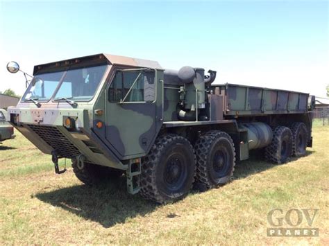 Surplus 1987 Oshkosh M985 HEMTT 8x8 Truck w/ Rear Mounted Crane in Springtown, Texas, United ...