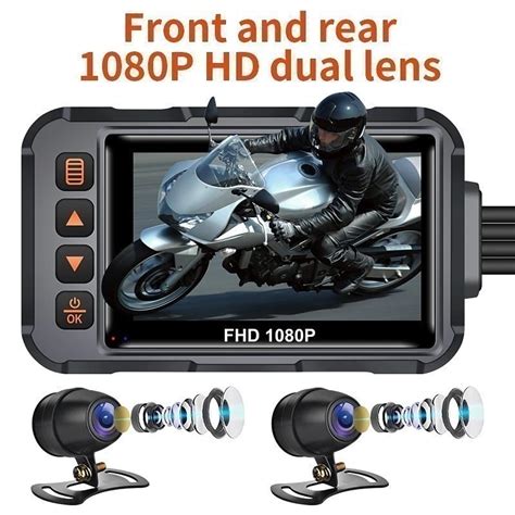 jual se waterproof motorcycle dash cam p wifi video kamera motor