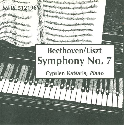 Cyprien Katsaris Beethoven Liszt Symphony No 7 1988 CD Discogs